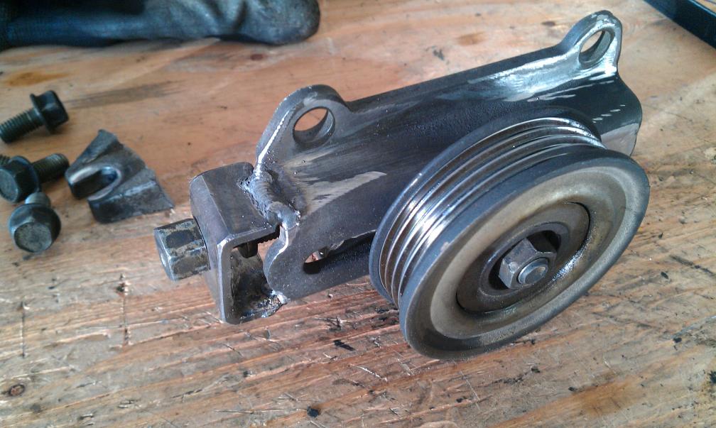 broken belt tensioner